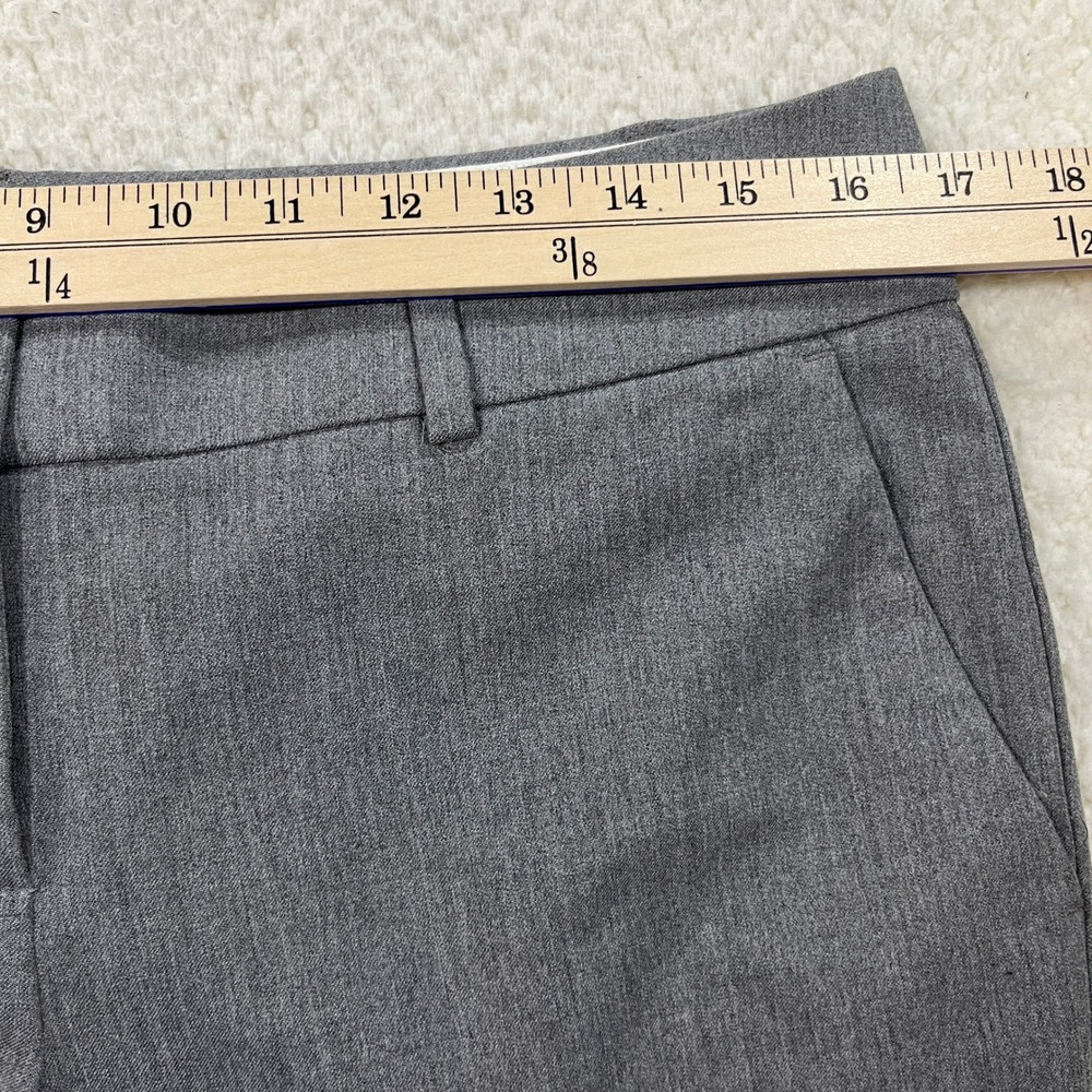 Ann Taylor Loft Trouser Womens 8 Gray Zoe Flare Leg Business Casual 332687 - Picture 4 of 12